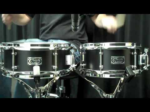 Spaun 5x10 and 5x12 TL Series Snare Drums