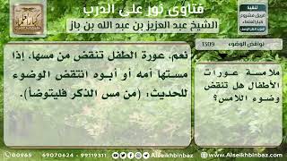 1309- أثر مس عورات الأطفال على الوضوء - نور على الدرب image