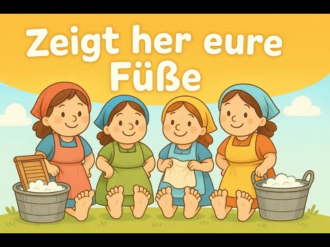 🎶Kinderlieder Hop Hop🎶 – 👣🧺 Zeigt her eure Füße 👣🧺 – deutsch