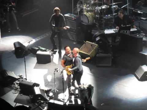 Bruce Springsteen & Sting - Can't Stand Losing You (Sting's 60th Birthday Party) at Beacon 10-1-2011