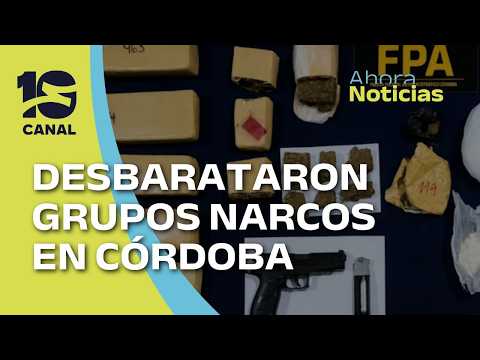 Córdoba: la policía secuestró más de 340 mil dosis de drogas en la primera mitad del año
