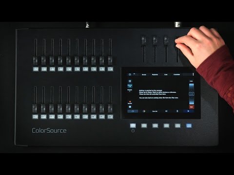 ETC COLORSOURCE 40 DMX 80 Fixture Light Control Console with Multi-Touch Display image 4
