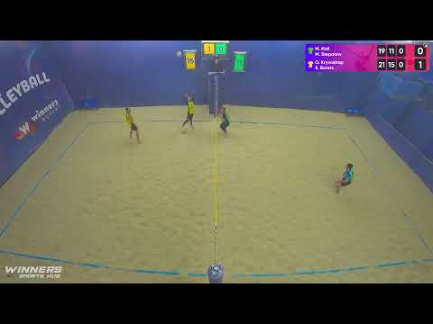 15:45 M. Kisil / M. Stepanov - O. Kryvoshap / S. Borets 08.02.2023 | Winners Beach Volleyball