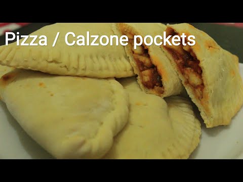 Calzone pockets - Pizza pockets - Pizza / Calzone pocket recipe - Pizza recipe