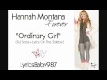Hannah Montana-Ordinary Girl (Full Song+Lyrics ...