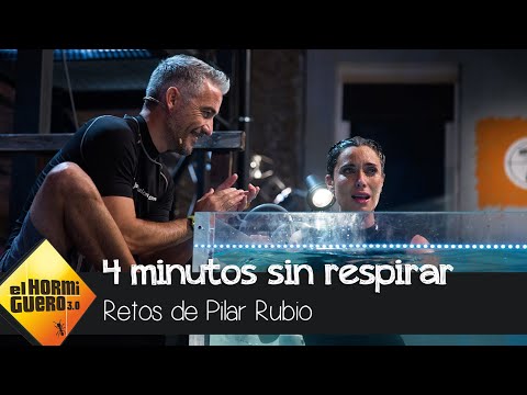 Pilar Rubio supera los 4 minutos sin respirar bajo el agua - El Hormiguero 3.0