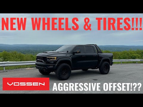 RAM TRX GETS NEW VOSSEN WHEELS AND 37 INCH NITTO TIRES!!! IS -18 OFFSET TOO MUCH??!