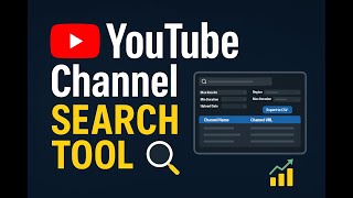 🚀 Build a YouTube Channel Scraper in Python with GUI