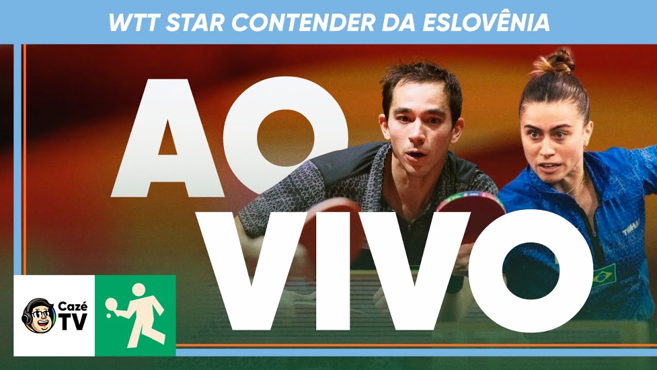 HUGO CALDERANO E BRUNA TAKAHASHI | WTT STAR CONTENDER ESLOVÊNIA | TÊNIS DE MESA | QUARTAS