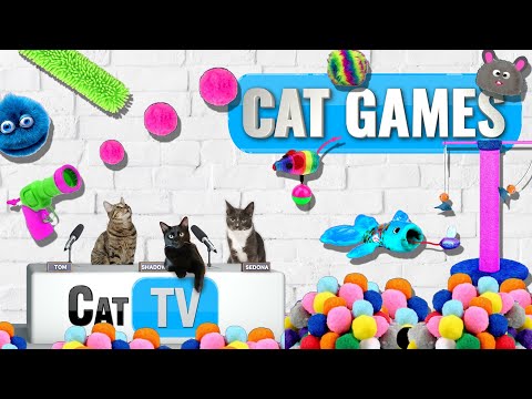 CAT Games | Ultimate Cat Toy Compilation Vol 4 🐭🎯🧸🎾🐟🌀 | Cat TV Cat Toy Videos For Cats to Watch