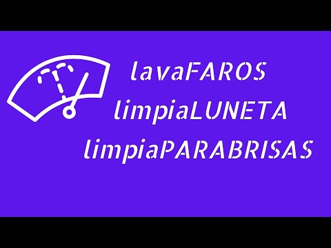 Maqueta de limpiaparabrisas, limpialuneta y lavafaros