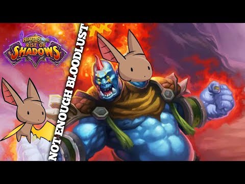 Not Enough Bloodlusts I Guess? | Firebat Hearthstone ft Purple | Rise of Shadows