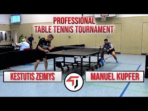 TomorrowTT PRO tournament - Kestutis Zeimys vs Manuel Kupfer - Group 2.