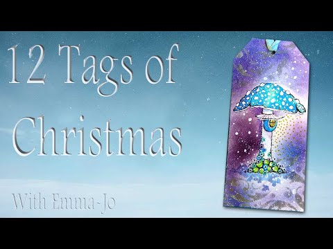 Winter Toadstool Tag - 5 of 12 Tags of Christmas by Emma-Jo - A Lavinia Stamps Tutorial