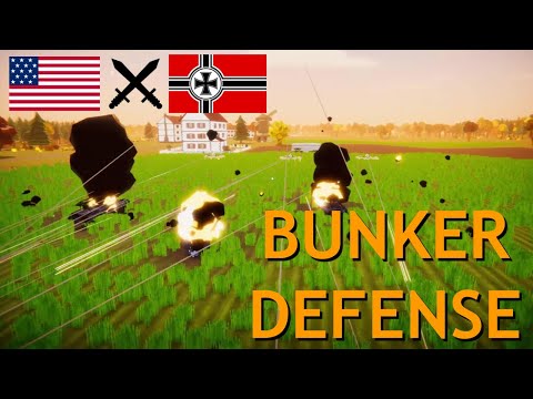 US MINI FORT vs THE GERMAN ARMY - Total Tank Simulator