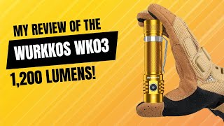 Wurkkos WK03 LED Flashlight Review: Compact Size, Sturdy Build