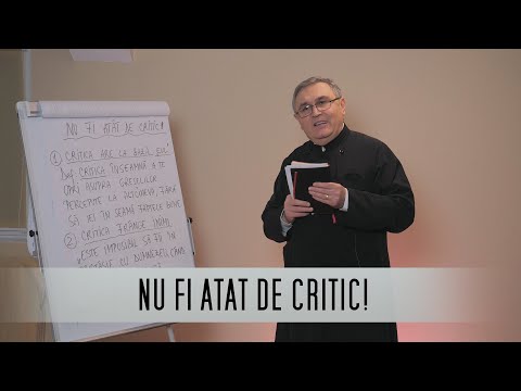 5 minute pentru suflet - Episodul 148 - Nu fi atat de critic!