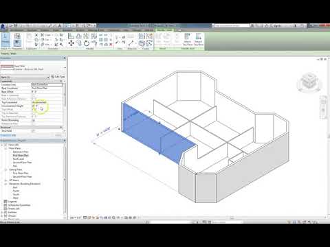 Revit Lesson 21 - Building A Residential House Walls Doors Windows