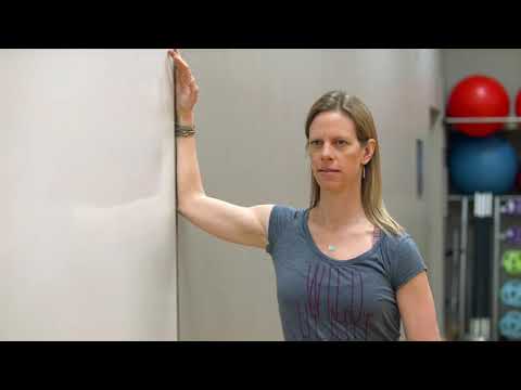 Pectoral stretch - YouTube video thumbnail.