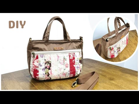 How To Make a Tote Bag with Zipper Pockets at Home | DIY Tote Bag With Pockets