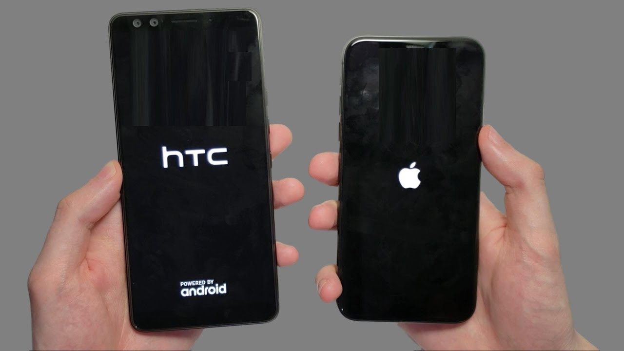 HTC U12+ vs iPhone X Speed Test, Speakers & Cameras!