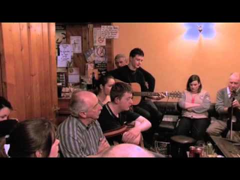 Comhaltas Session in Swanlinbar..Cavan.19/2/2011..( Micky Mac's (Singer Ryan Shannon ))