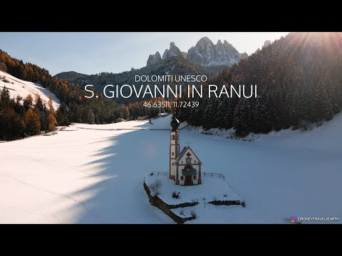 Chiesetta di San Giovanni in Ranui | Santa Maddalena | Val di Funes | Cinematic Video | 4K