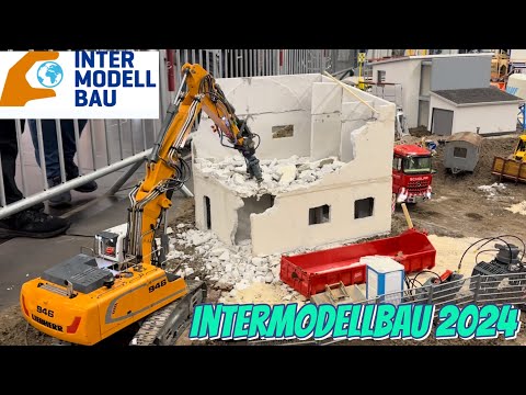 Intermodellbau Dortmund 2024 ￼RC Baumaschinen RC Excavator,Bagger #intermodellbau #rc #miniature #r