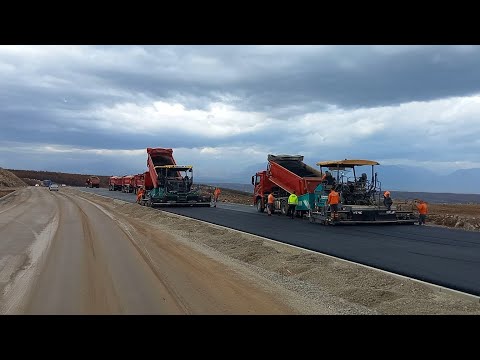 PRISHTINE-PEJE. Shtrimi me asfallt i Lotit 3 [ Pesa1 ]