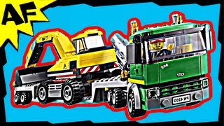 Lego City MINE EXCAVATOR Transporter 4203 Animated Building Review