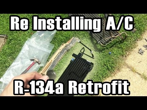 89 Cherokee Re-Installing AC & R-134a Retrofit