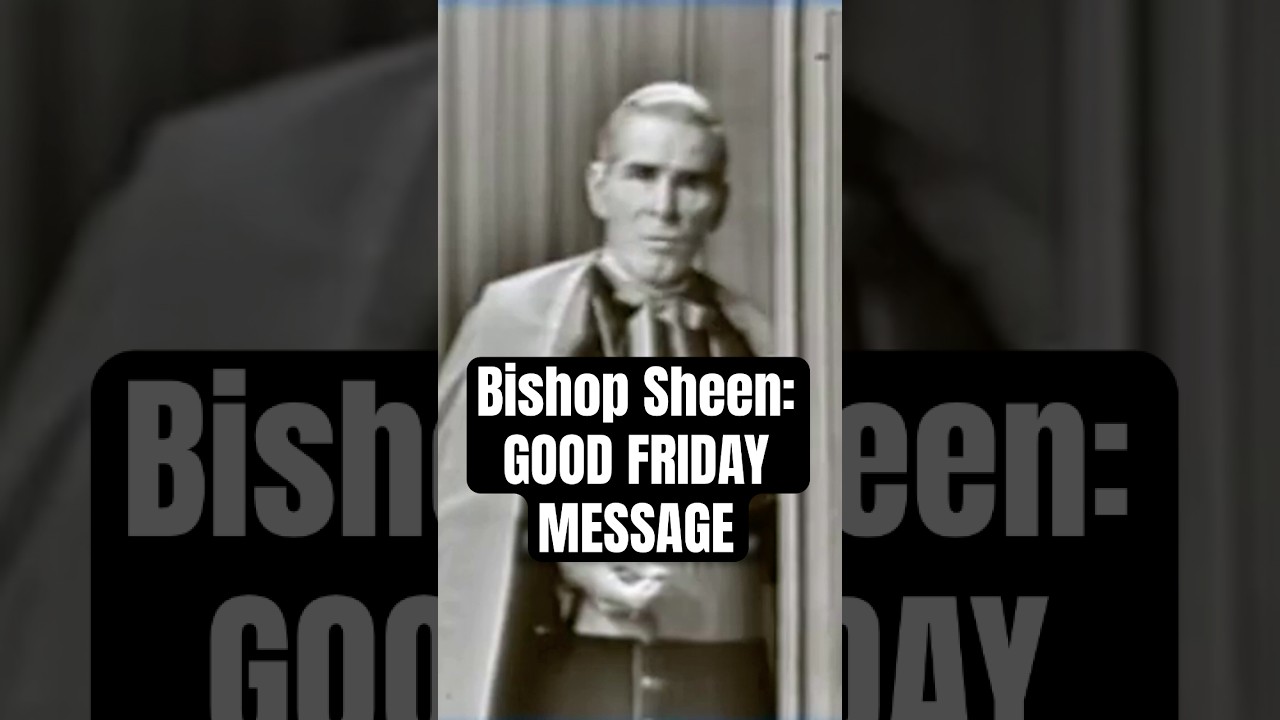 The First to Carry Christ’s Cross – Bishop Fulton Sheen on Simon of Cyrene