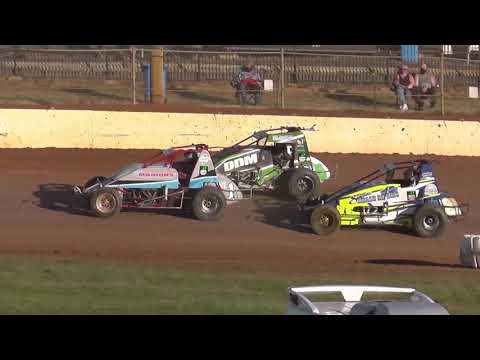 Wingless Sprints - Heat 2 - Carrick Speedway 27/11/21