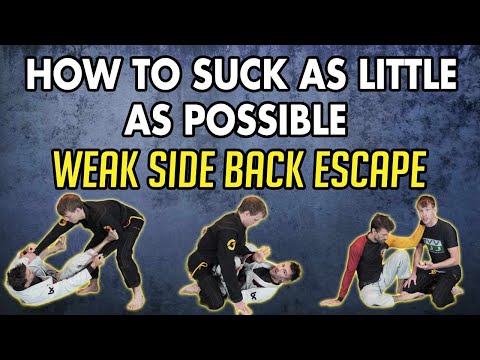 BJJ Lesson 43: Weak Side Back Escape - Fundamentals Of Escaping Back Control