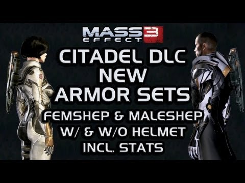 Mass Effect 3 Citadel DLC: New armor sets (FemShep ...