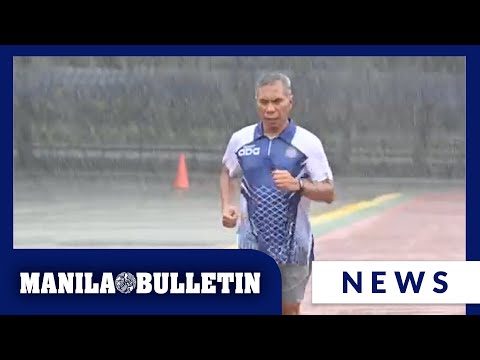 Torre jogs amid rain for boxing match vs Baste Duterte