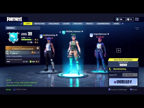 Fortnite! With JayDaDemiGod and Shortyloks1218