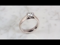 video - Mokume Cathedral Engagement Ring with Lab-Grown Ruby