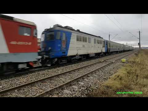 252 Trenuri la Jucu / Trains At Jucu (near Cluj) - 8.Dec.2020