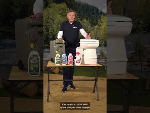This is how you actually use a caravan (cassette) toilet