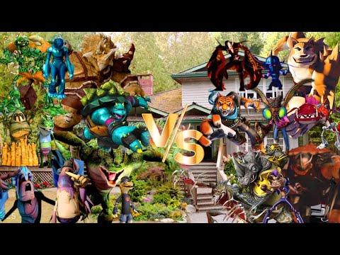 Mighty Mutanimals vs Foot Clan-Mutants