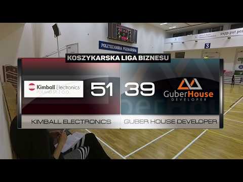 Kimball Electronics vs Guber House Developer - X kolejka - Poznań - Koszykarska Liga Biznesu
