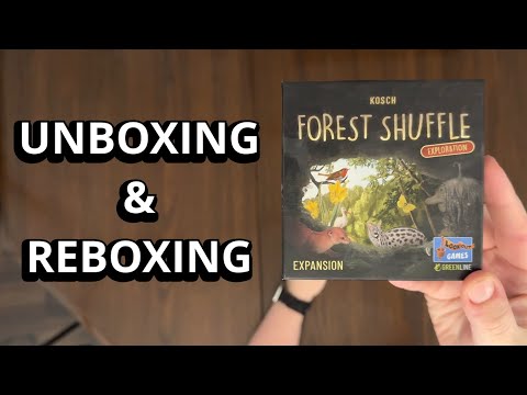 Forest Shuffle: Exploration - Unboxing & Reboxing - What's in the Box?