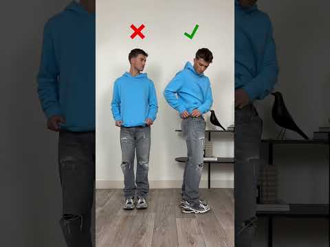 HOW TO CROP A HOODIE 😱 Save for daily #fashionhacks & #stylingtips for #mensfashion