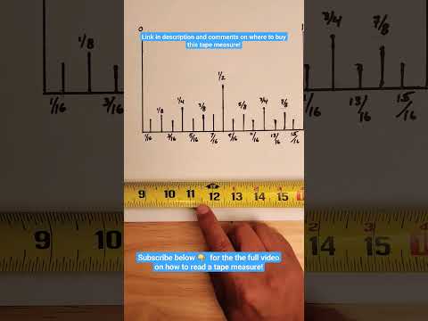 How to Read a Tape Measure in 60 Seconds!