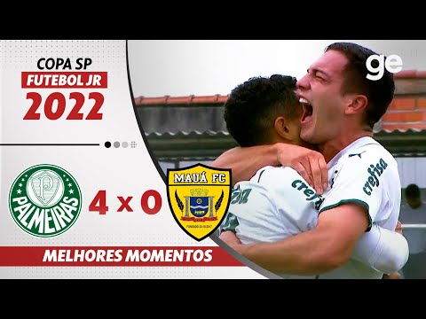 Gols e lances de Palmeiras x Mauá FC