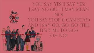 Glee 1x14 - Hello, Goodbye [with lyrics]