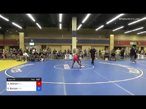 100 Lbs Rr Rnd 3 - Aubrianna Holman, Will County Warriors Wrestling Club Vs Sarah Barajas, North V