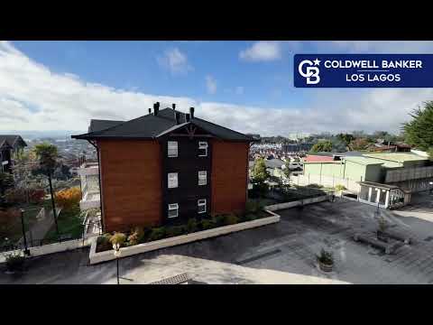 Luminoso Depto Amoblado en Puerto Varas con Vista Parcial
