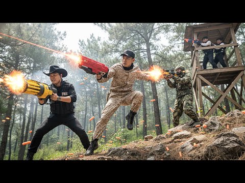 LTT Game Nerf Guns: Hero SEAL X Outplays Crime Group in Ultimate Nerf Guns Fight